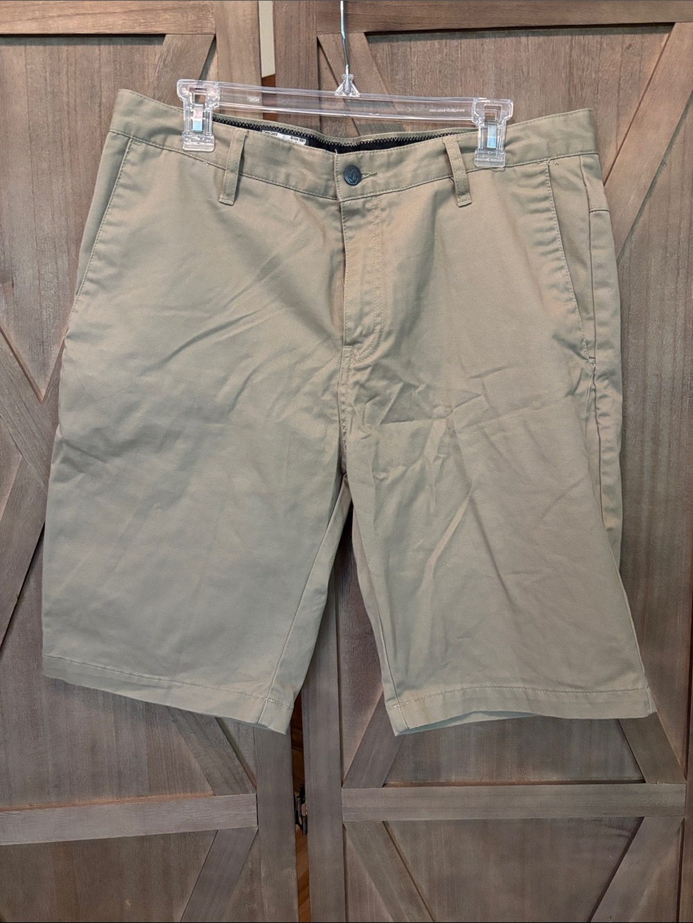 Volcom Men's Frickin Chino Shorts - Khaki Tan 34